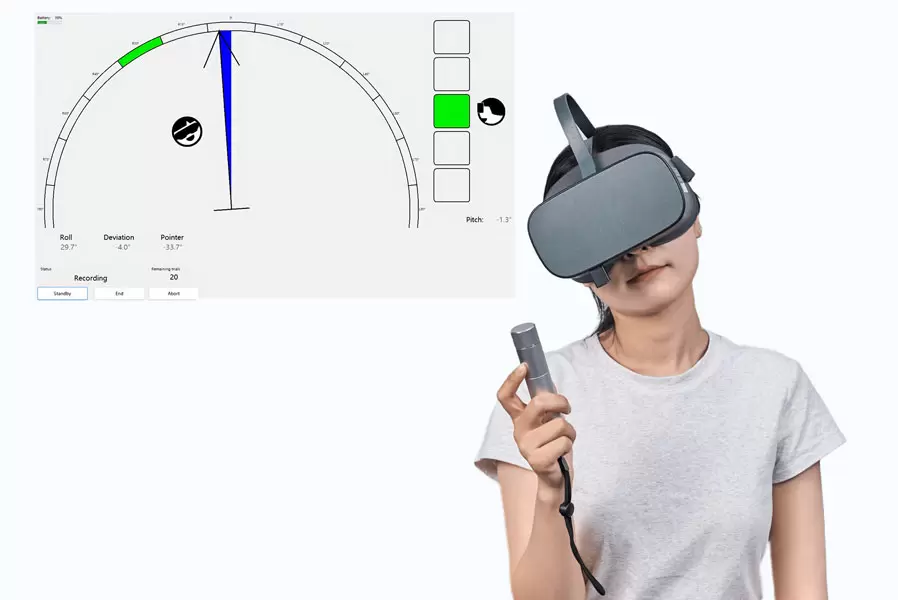 Phản hồi trực quan theo thời gian thực về vị tr&iacute; đầu v&agrave; mục ti&ecirc;u